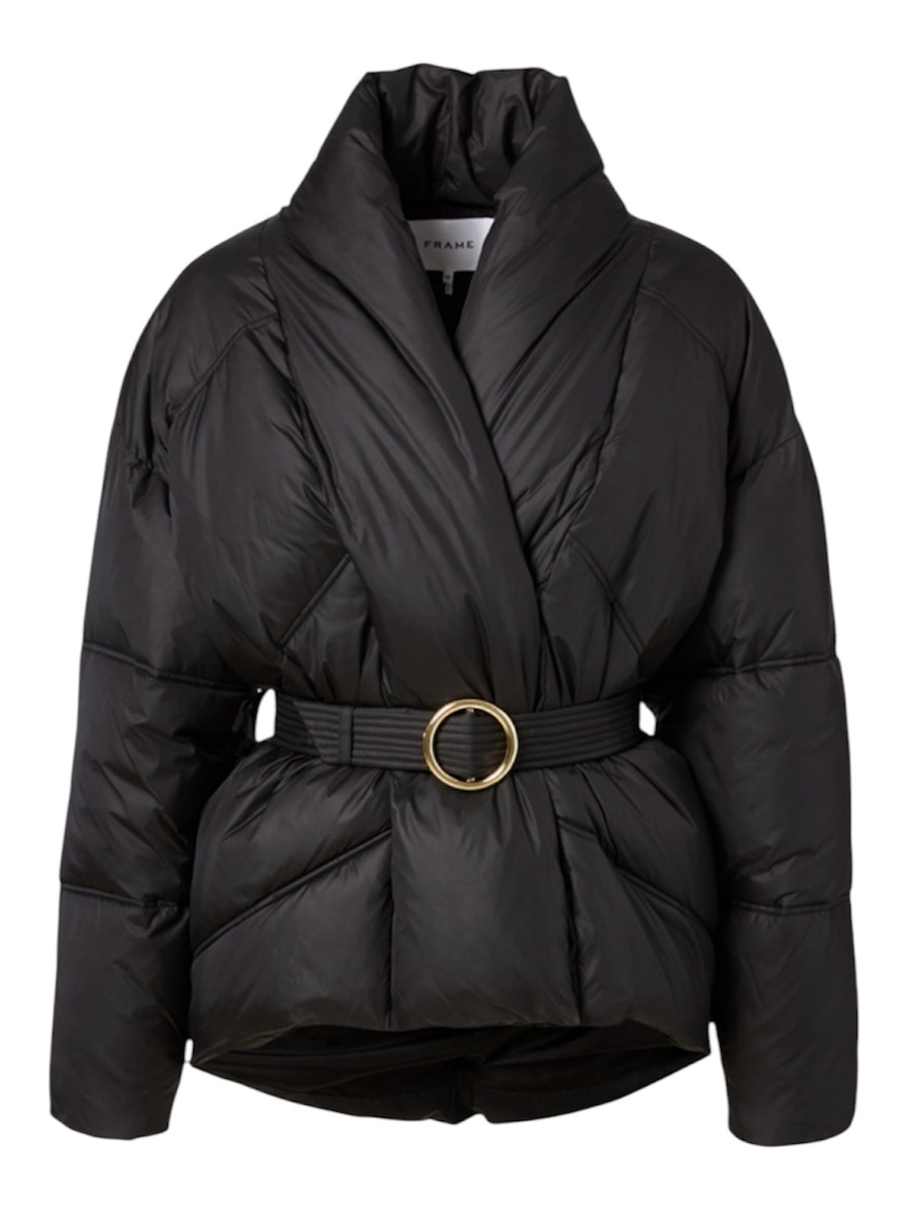 FRAME Wrap Puffer Jacket Size Small Women’s NWT 🖤✨